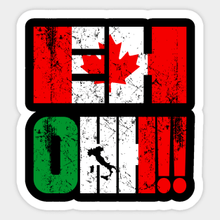 Italo Canadian - Countries Sticker